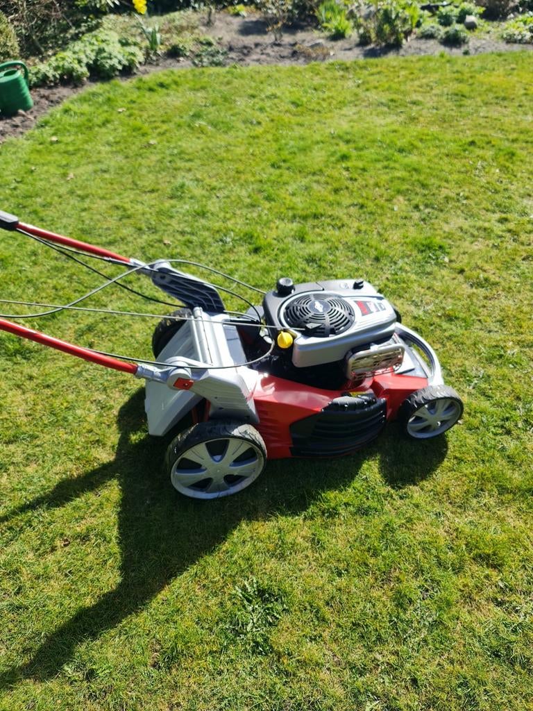 Al-ko benzine grasmaaier zelfrijdend, Ophalen