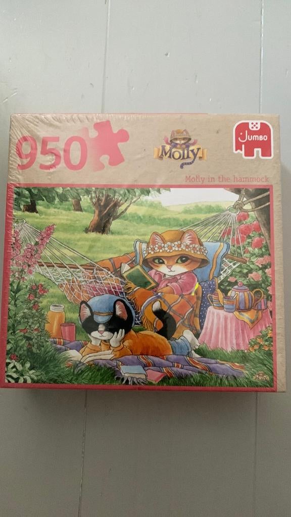 Puzzel 950 stukjes Molly in the Hammock, Ophalen of Verzenden, 500 t/m 1500 stukjes, Nieuw