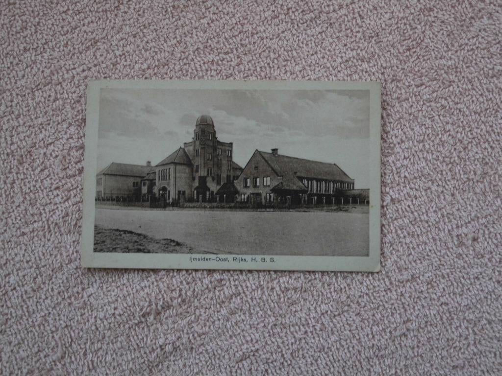 IJmuiden Oost, Rijks HBS, Ophalen of Verzenden, Voor 1920, Ongelopen, Noord-Holland