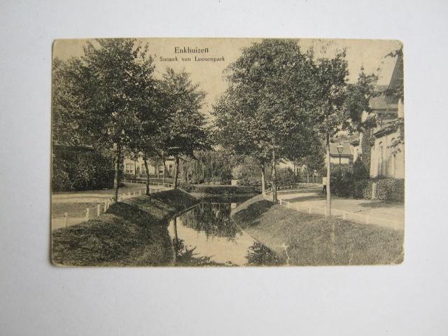 Ansichtkaarten Nederland, TC 3-76 Enkhuizen, Snouck v.Lpark, Verzamelen, Ansichtkaarten | Nederland, Gelopen, Noord-Holland, Voor 1920
