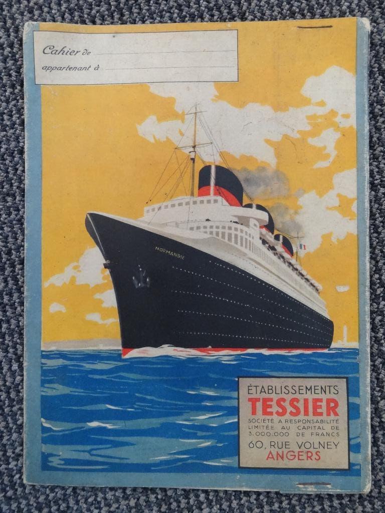 Zeeschip La Normandie, op garde cahier, L.Tessier, Verzenden