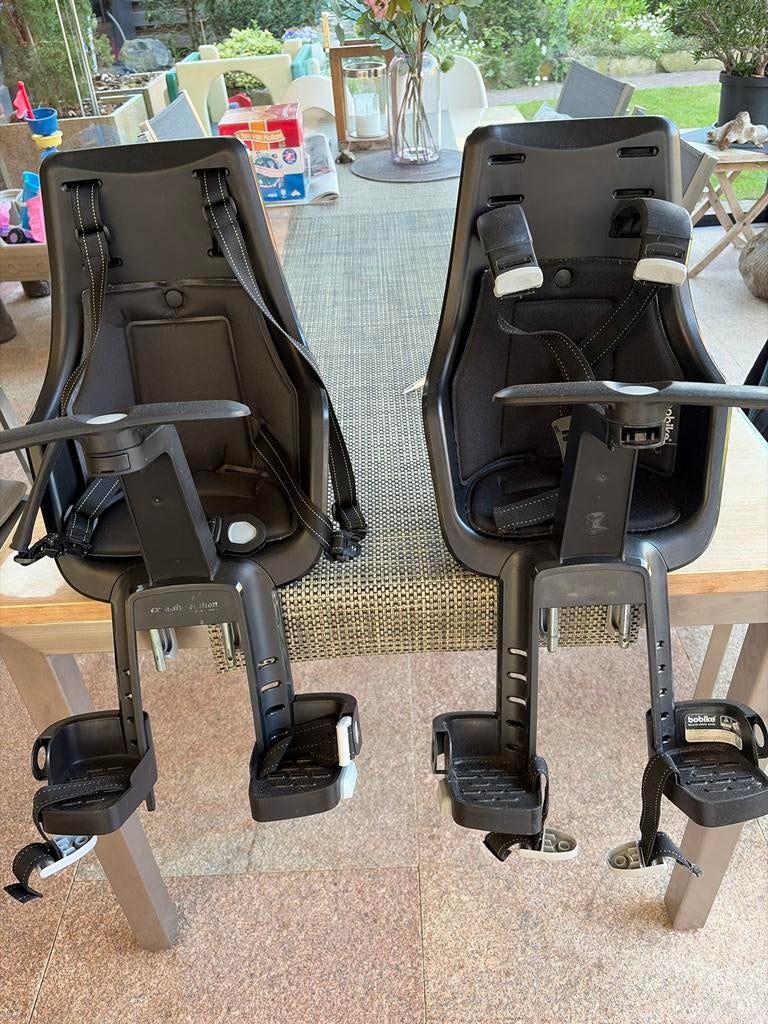Bobike Exclusive Mini Fietszitjes (2 stuks), Ophalen, Voetsteuntjes, Voorzitje, Zo goed als nieuw