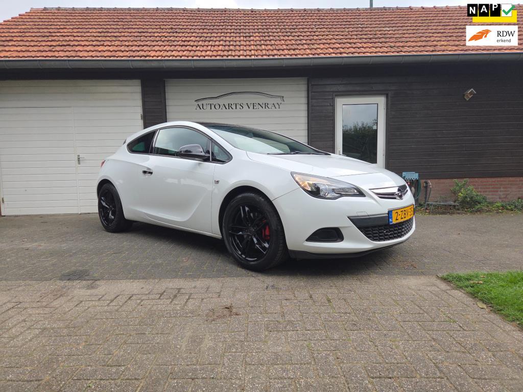 Opel Astra GTC 1.4 Turbo Sport, Auto's, Voorwielaandrijving, Stof, Gebruikt, Zwart