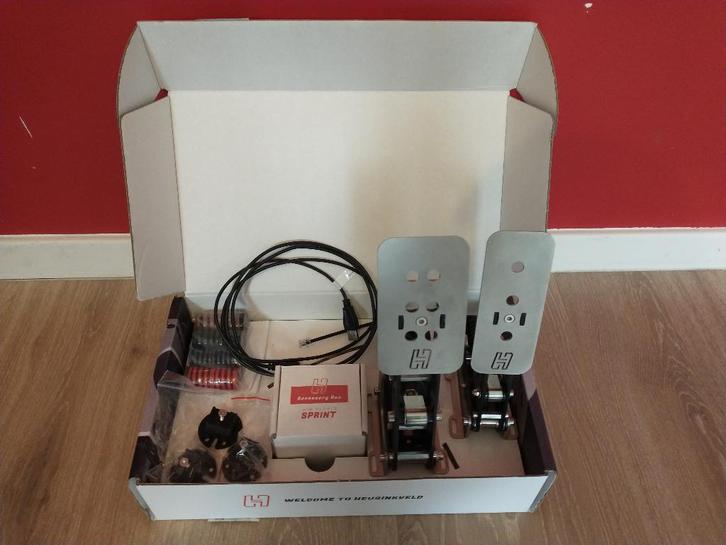 Heusinkveld Sprint 2-pedal set (Black) (330 euro), Computers en Software, Joysticks, Zo goed als nieuw, Ophalen of Verzenden