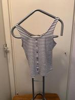 Zwart/witte hemdshirt van de C&A. Maat XL, Kleding | Dames, Tops, Zwart, Maat 46/48 (XL) of groter, Ophalen of Verzenden, Zo goed als nieuw