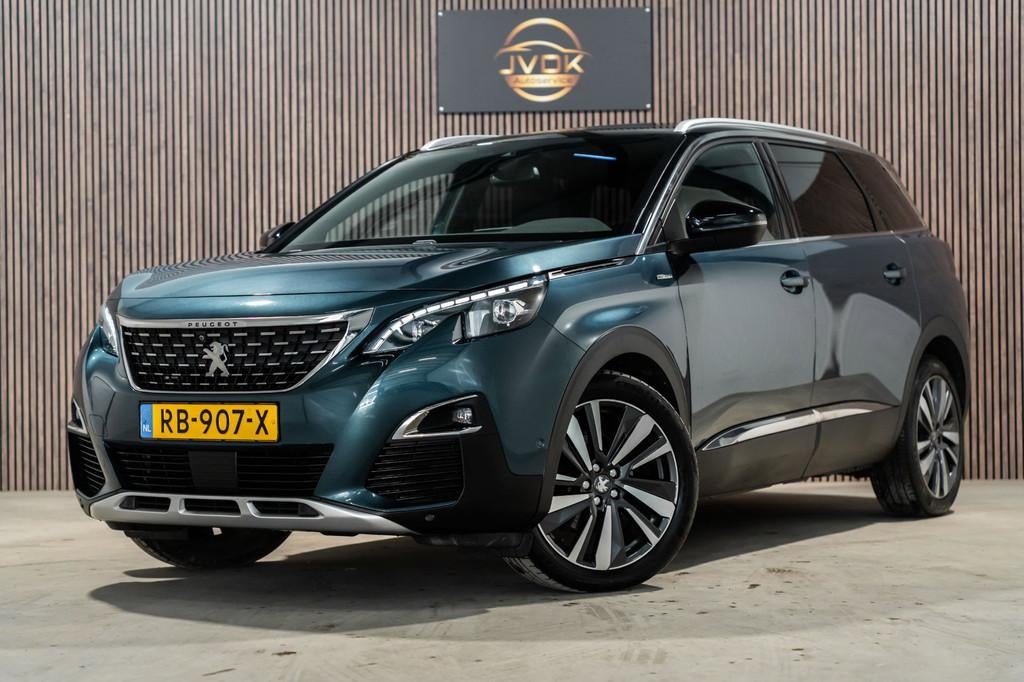 Peugeot 5008 1.2 PureTech GT-Line 7P LEDER PANO LED, Auto's, Voorwielaandrijving, 1199 cc, 1290 kg, 7 stoelen