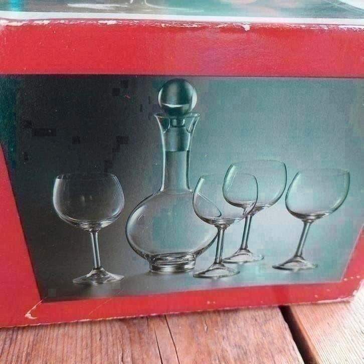 Glas Boutique Cristallerie Schott-Zwiesel Germany vintage ️, Ophalen, Glas of Glazen, Nieuw, Glas