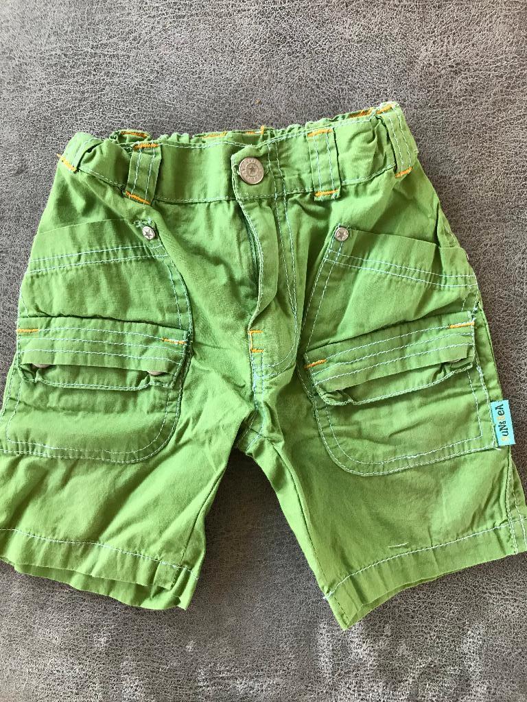 zgan groene korte(re) broek maat 74, Kinderen en Baby's, Babykleding | Maat 74, Broekje, Ophalen of Verzenden, Zo goed als nieuw