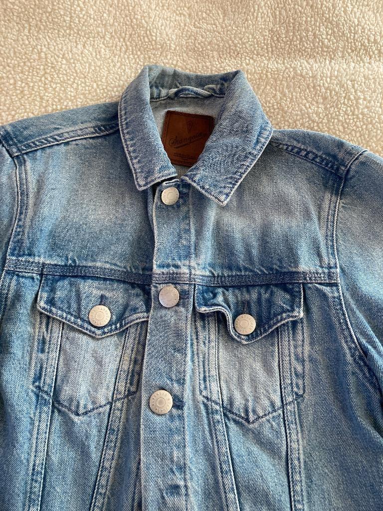 Spijkerjas, Ophalen of Verzenden, Zo goed als nieuw, Maat 36 (S), Blauw