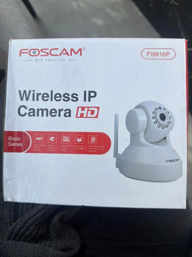 Foscam F19816P Wireless IP Camera HD, Ophalen of Verzenden, Nieuw, Binnencamera