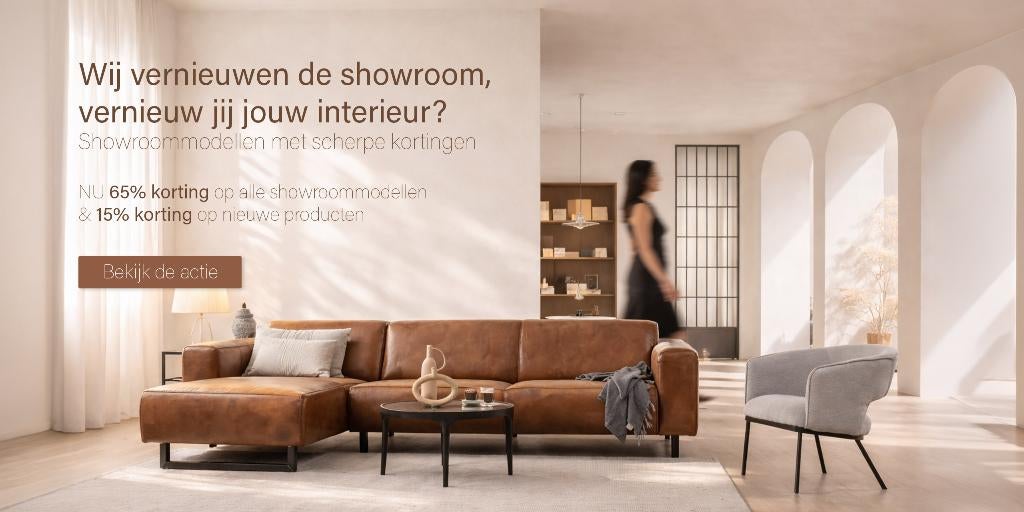 Eigentijdse & Industriële Meubels – Nu met 65% Korting!, 250 tot 300 cm, Nieuw, Ophalen of Verzenden, Leer