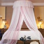 Hemel klamboe tweepersoons rose met kroon met kant nieuw, Ophalen of Verzenden, Nieuw, Tweepersoons, 180 cm