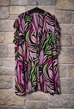 Magna  plooiblouse / tuniek 56-58, Kleding | Dames, Grote Maten, Ophalen of Verzenden, Zo goed als nieuw, Paars, Blouse of Tuniek