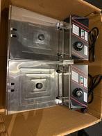 Nieuwe dubbele friteusse. Klein deukje op deksel, zie foto, Witgoed en Apparatuur, Frituurpannen, 4 liter of meer, Ophalen of Verzenden