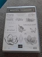 Stampin' Up! Beautiful Promenade stempelset en stansen, Ophalen of Verzenden, Zo goed als nieuw, Clearstamp