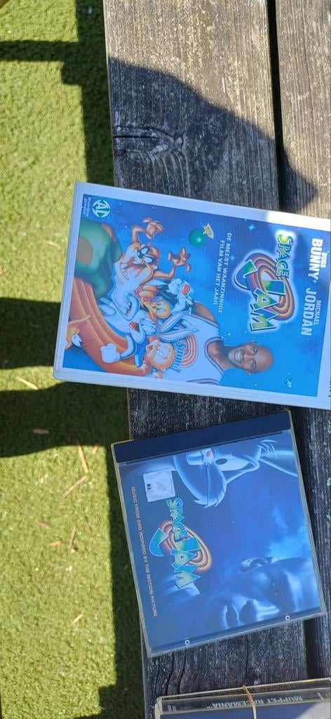 Space Jam CD & VHS (1997) - Nederlandse ondertiteling, Alle leeftijden, Ophalen of Verzenden, Gebruikt, Komedie