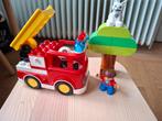 Te koop: Lego Duplo brandweertruck (10901), Ophalen, Zo goed als nieuw, Complete set, Duplo