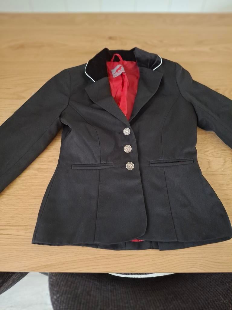 Wedstrijdjasje maat 140, Dieren en Toebehoren, Paardrijkleding, Gebruikt, Kinderen, Dressuur, Ophalen of Verzenden