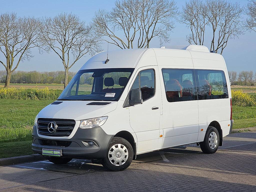 MERCEDES-BENZ SPRINTER 314 l2h2 9-pers 2x airco, Auto's, Bestelauto's, Elektrische buitenspiegels, Gebruikt, Euro 6, 143 pk