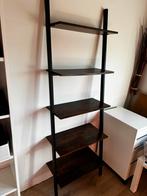 Open kast / boeken ladder zwart/ hout zgan, Met plank(en), 50 tot 100 cm, Zo goed als nieuw, 150 tot 200 cm