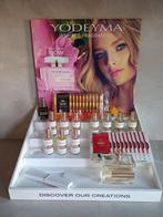 Te koop: Yodeyma display met diverse testflacons en samples, Ophalen, Zo goed als nieuw