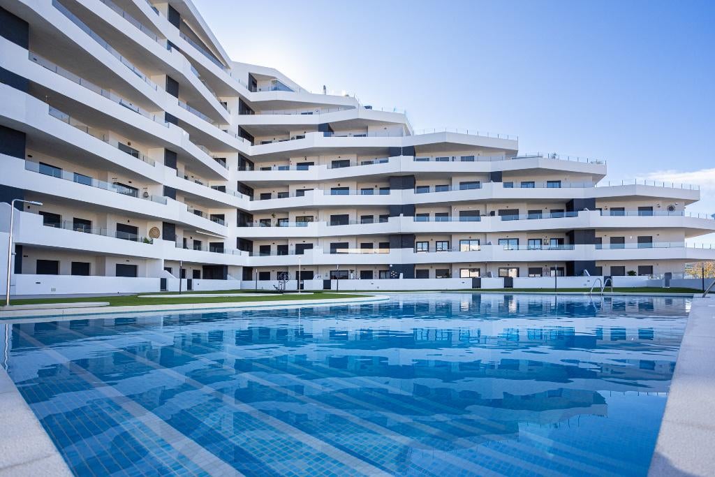Appartement Spanje verhuur met groot zwembad & terras, Dorp, 2 slaapkamers, Costa Blanca, Appartement
