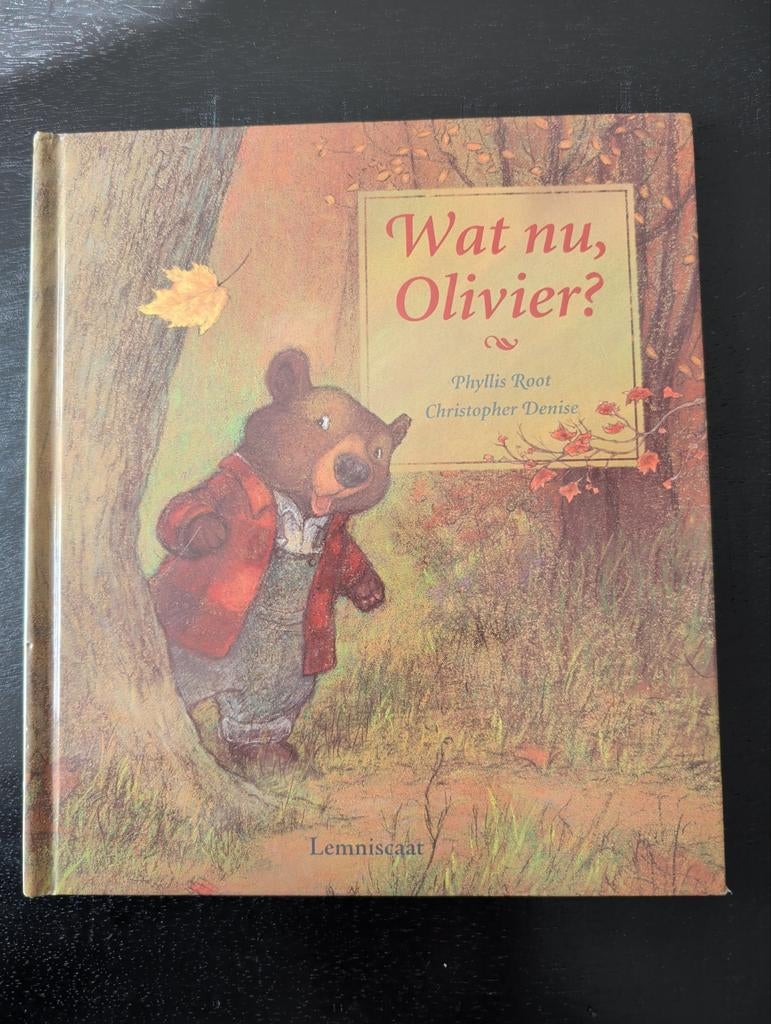 Wat nu, Olivier? - Prentenboek over een beer, Boeken, Ophalen of Verzenden, Gelezen, Phyllis Root, Christopher Denise, Fictie algemeen