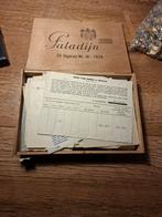 Doosje papierwerk notas, rekeningen, kaarten etc, Ophalen of Verzenden