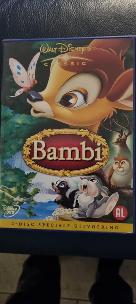 Bambi en Bambi 2 DVD's, Alle leeftijden, Ophalen of Verzenden, Zo goed als nieuw
