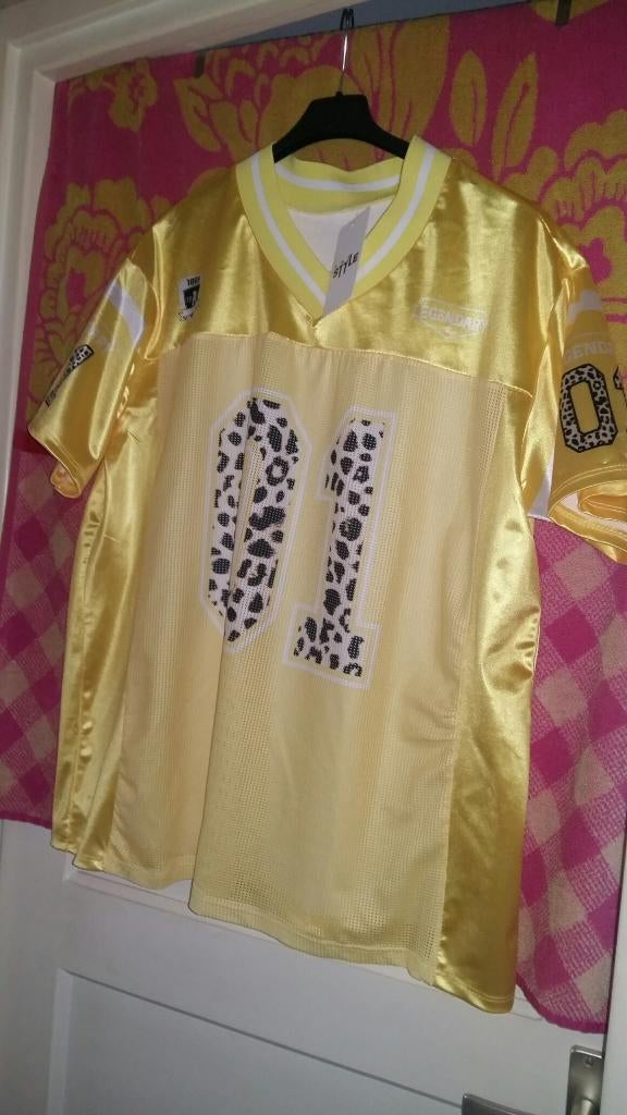 nieuw baseball glim shirt geel, Geel, Maat 42/44 (L), Nieuw, Ophalen of Verzenden