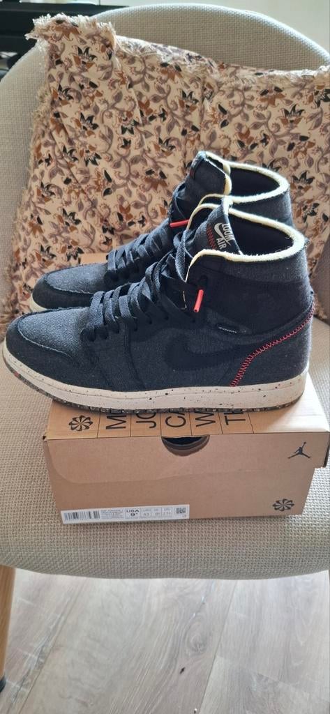 Jordan 1 Zoom Craft - Maat 43 - Zo goed als nieuw, Kleding | Heren, Schoenen, Zwart, Ophalen of Verzenden, Jordan, Sneakers of Gympen