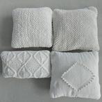 Grote set sierkussens boho ibiza Scandinavisch + plaid, Ophalen of Verzenden, Zo goed als nieuw, Vierkant