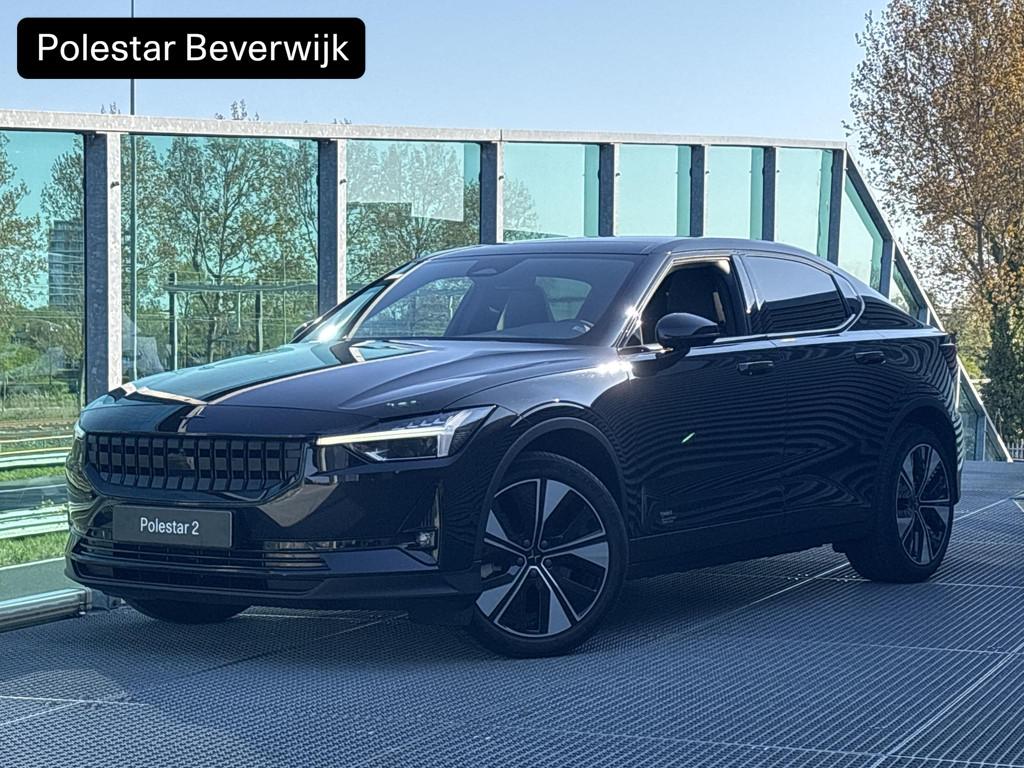 Polestar 2 Long Range Single Motor 78 kWh / Pano. dak / Voor, Auto's, Polestar, Stof, Gebruikt, 1969 kg, Zwart