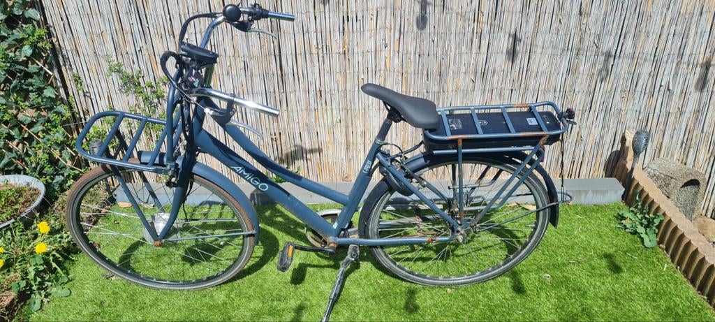 Amigo elektrische fiets met sterke accu en lange actieradius, Fietsen en Brommers, Elektrische fietsen, Ophalen, Gebruikt, 50 km per accu of meer