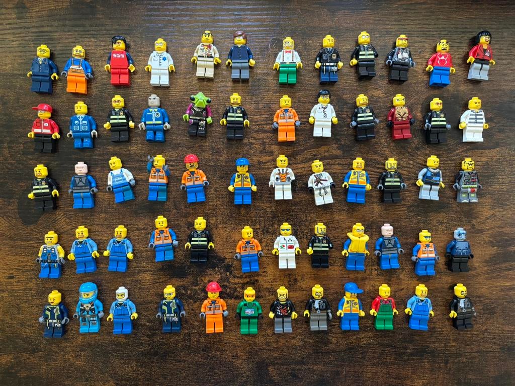 LEGO Minifiguren Set 60+ Stuks Verzameling, Ophalen of Verzenden, Zo goed als nieuw, Minifiguur, Lego