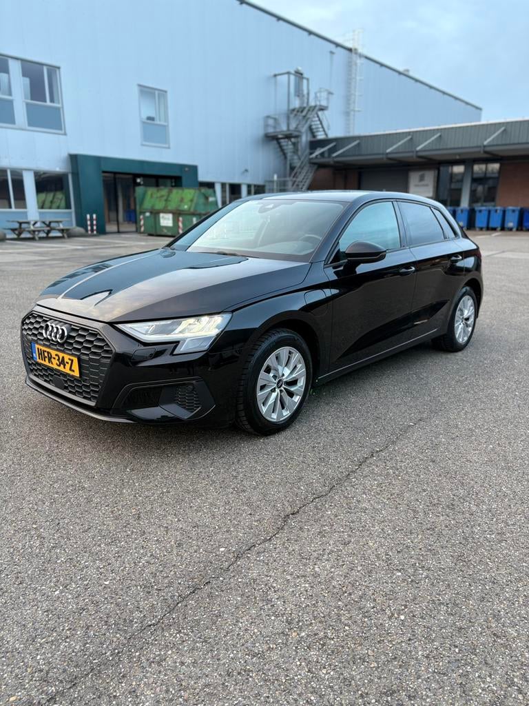 Audi A3 40 Tfsi e 204pk Phev S-tronic 2021 Zwart, Auto's, 4 cilinders, 1535 kg, Zwart, Plug-in hybride
