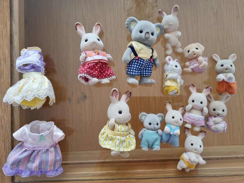 Sylvanian Families diertjes met extra kleding - prima staat, Ophalen, Zo goed als nieuw, Jongen of Meisje