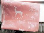 Stof Bambi roze retro echt vintage jaren 70 stof, 120 cm of meer, Nieuw, Ophalen of Verzenden, Katoen