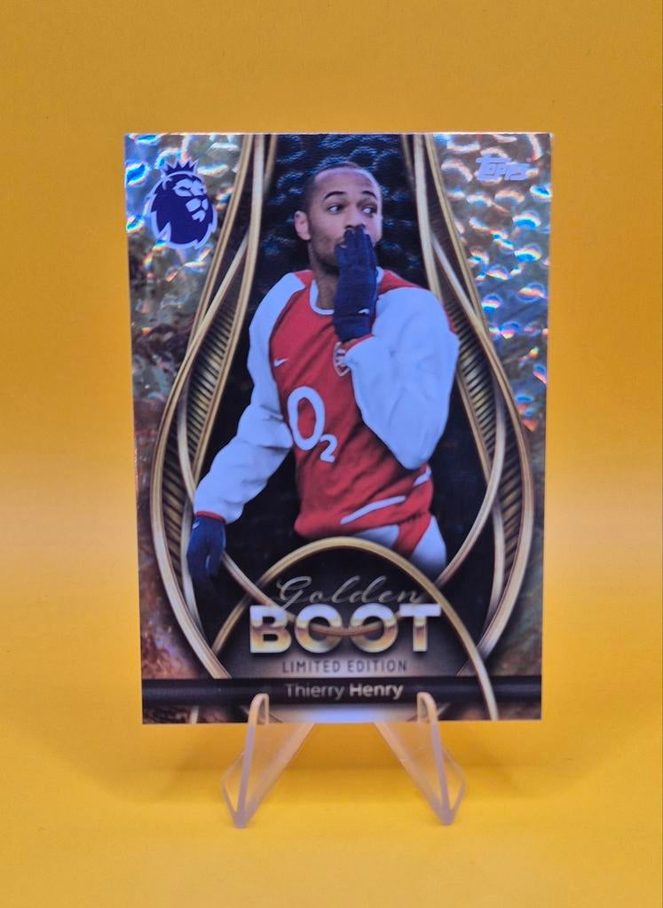 Topps Golden Boot Limited Edition - Thierry Henry, Verzamelen, Sportartikelen en Voetbal, Ophalen of Verzenden, Nieuw, Buitenlandse clubs