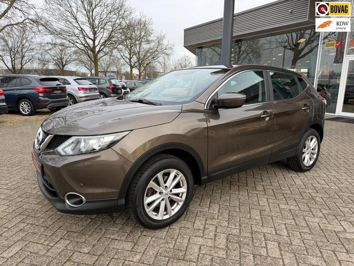 Nissan Qashqai 1.2 Acenta, trekhaak, PDC v+a ,cruise control, Auto's, Nissan, Bedrijf, Te koop, Qashqai, ABS, Airbags, Airconditioning