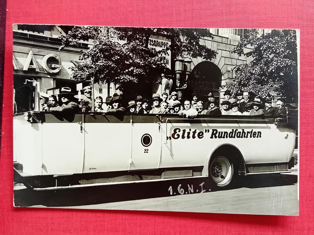 Fotokaart Open Autobus, Ophalen of Verzenden