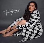 Frank Lyman halflang vest zwart wit pied de poule capuchon M, Verzenden, Nieuw, Maat 38/40 (M), Overige kleuren