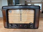 Antieke Philips BX490A Bakelieten Radio - AM Werkend, Ophalen of Verzenden