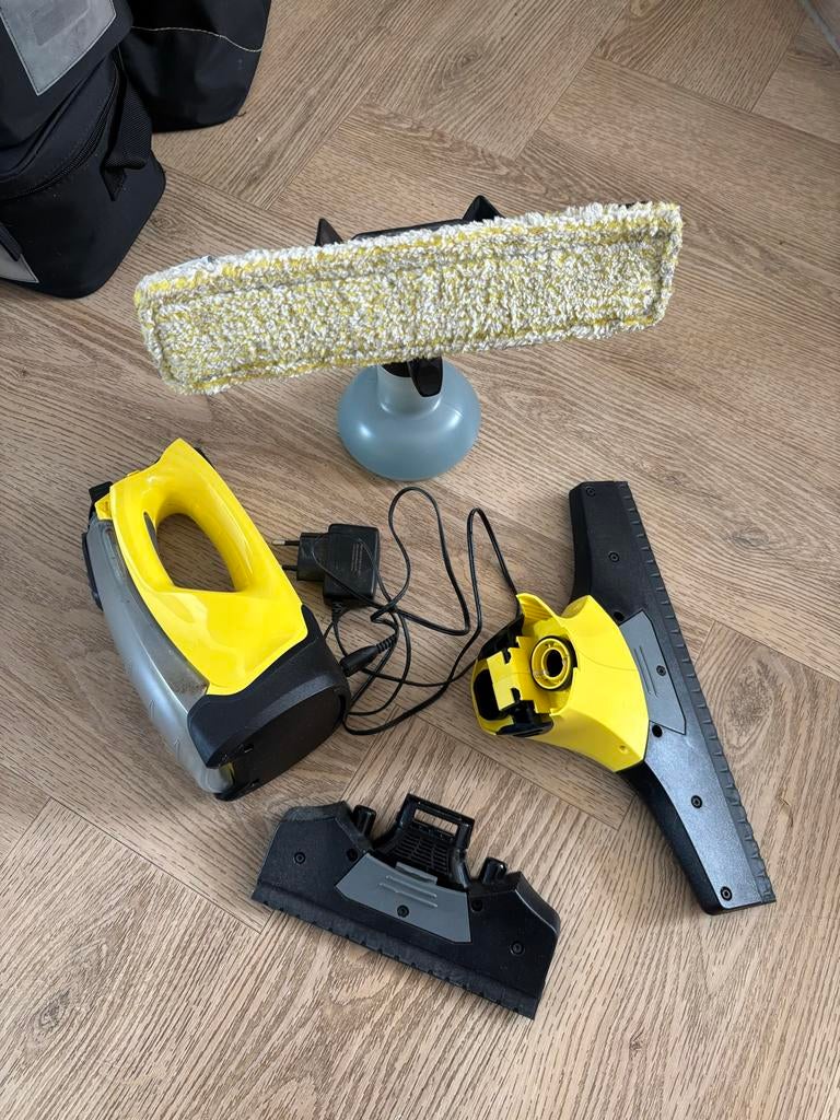 Karcher raamwisser met accessoires, Ophalen, Zo goed als nieuw