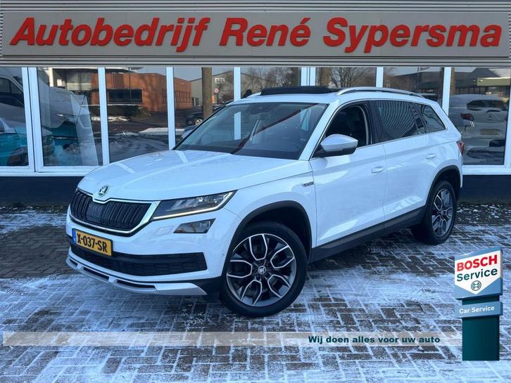 Skoda Kodiaq 2.0 TSI 4x4 Scout 7persoons | Pano | 360 Camera, Auto's, Skoda, Bedrijf, Te koop, Kodiaq, 360° camera, 4x4, ABS, Airbags
