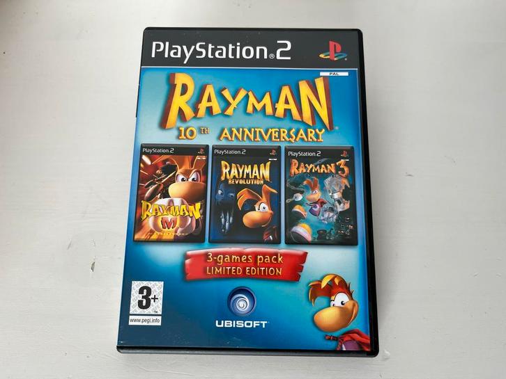 Rayman 10th Anniversary PS2, Spelcomputers en Games, Games | Sony PlayStation 2, Gebruikt, Platform, 2 spelers, Vanaf 3 jaar, Ophalen of Verzenden