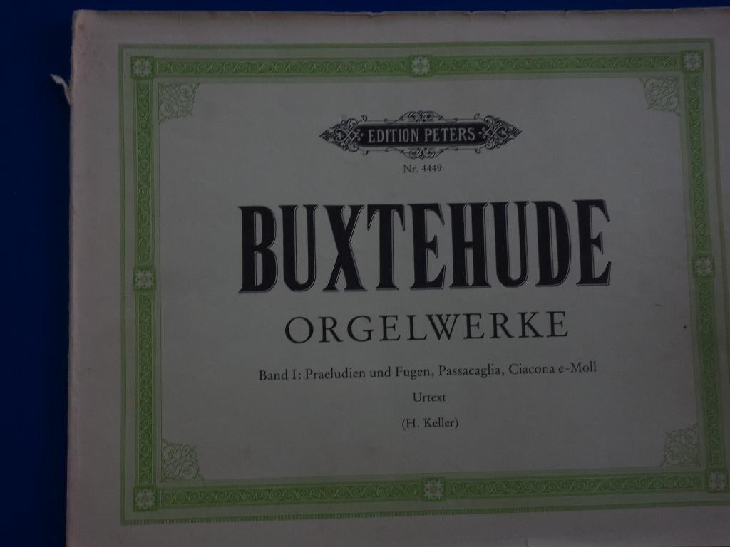 Buxtehude, Orgelwerke, Orgel, Ophalen of Verzenden, Zo goed als nieuw, Artiest of Componist