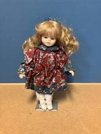 Vintage porseleinen popje - 32 cm, Ophalen of Verzenden, Zo goed als nieuw, Pop