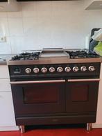 Boretti Gasfornuis met Grill, 4 Pitten en 2 Ovens, Ophalen, Gebruikt, Warmhoudplaat, 60 cm of meer