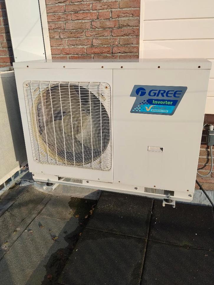 Gree warmtepomp, Witgoed en Apparatuur, Airco's, Gebruikt, Wandairco, Minder dan 60 m³, 1 snelheid, Verwarmen, Ophalen